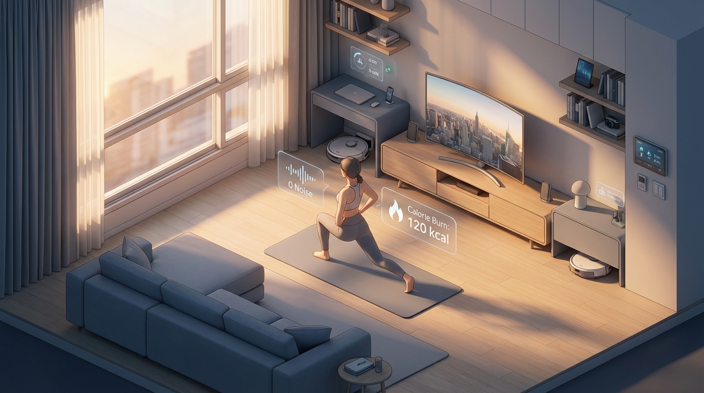 뛰지 않고 살 뺀다? 무소음 고강도 홈트 루틴 5