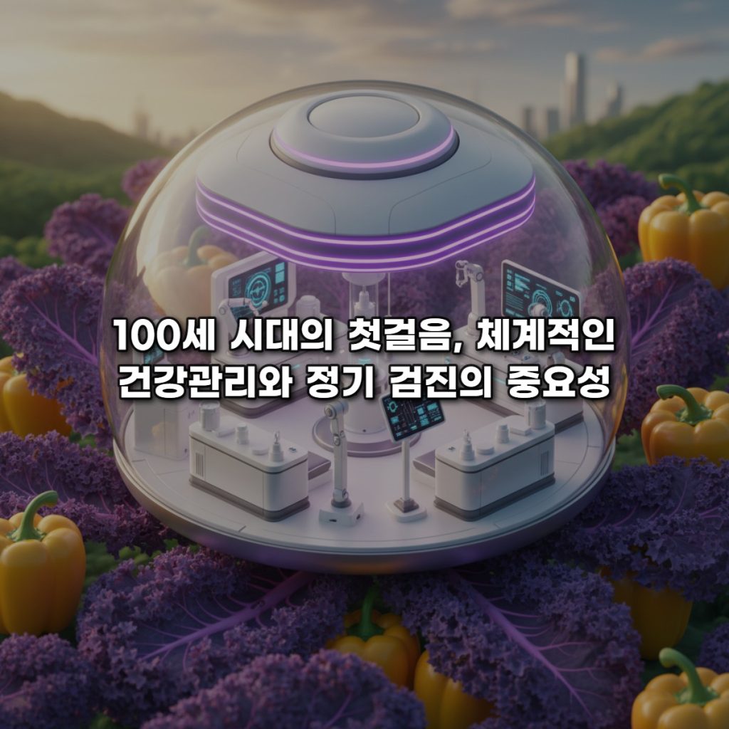 💜 100세 시대의 황금 열쇠, 정기 건강검진과 맞춤 식단