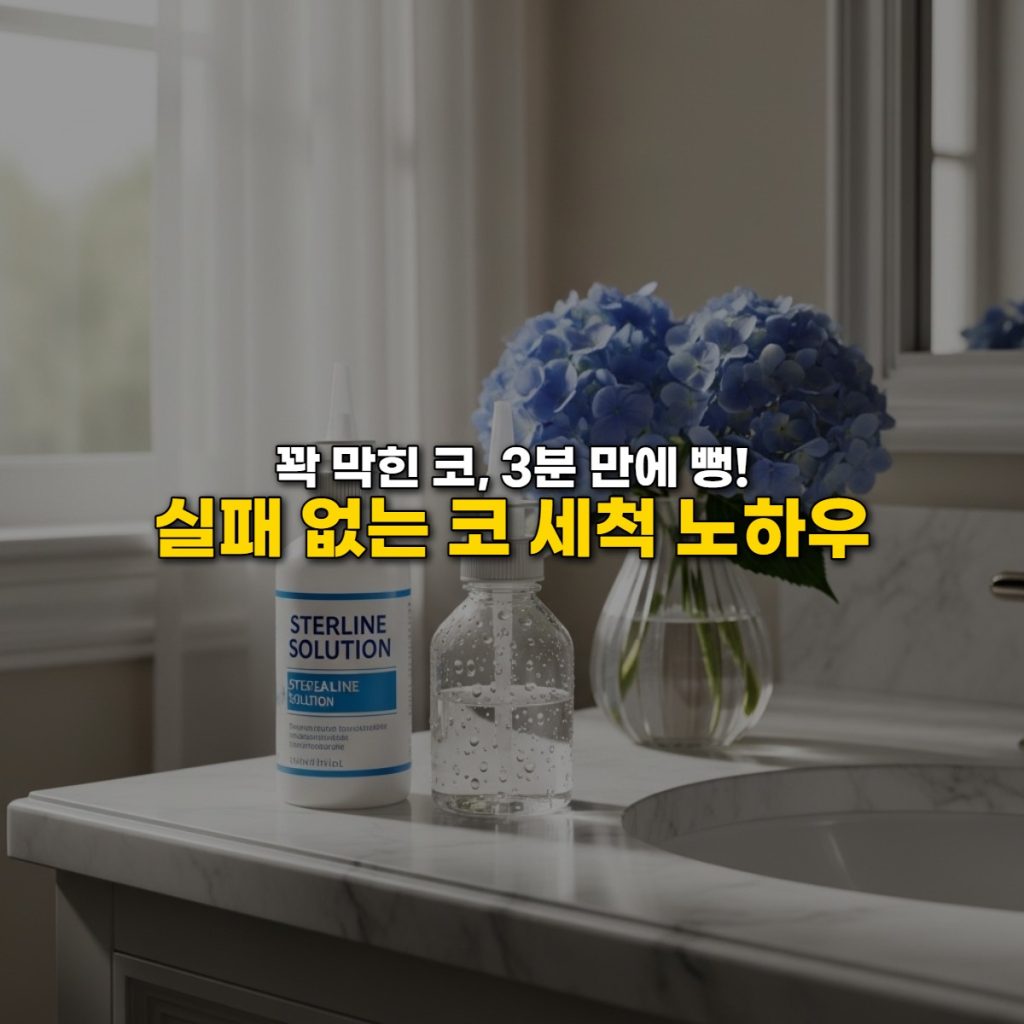 꽉 막힌 코, 3분 만에 뻥! / 실패 없는 코 세척 노하우