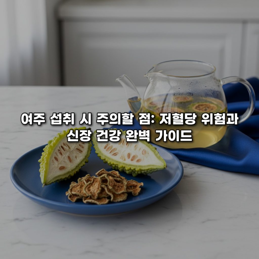 여주 섭취 시 주의할 점: 저혈당 위험과 신장 건강 완벽 가이드