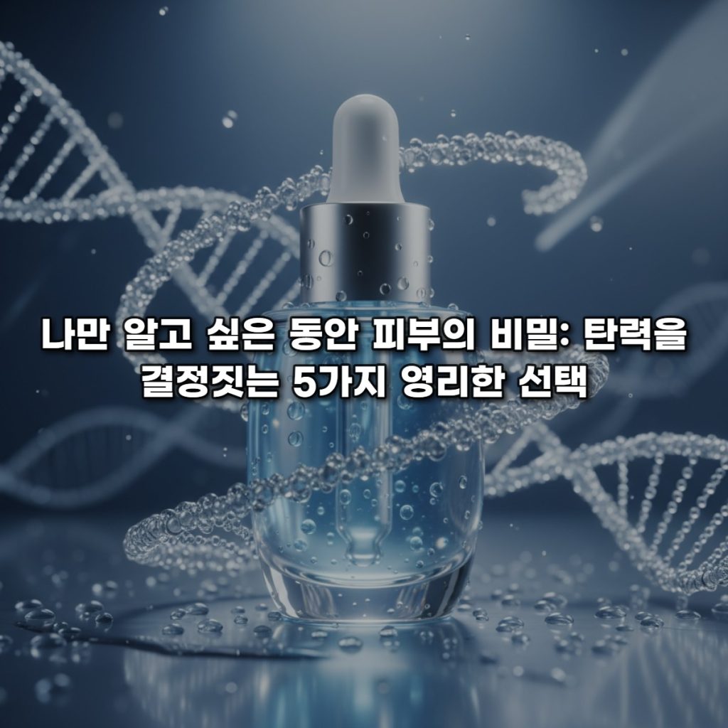 나만 알고 싶은 동안 피부의 비밀: 탄력을 결정짓는 영리한 선택