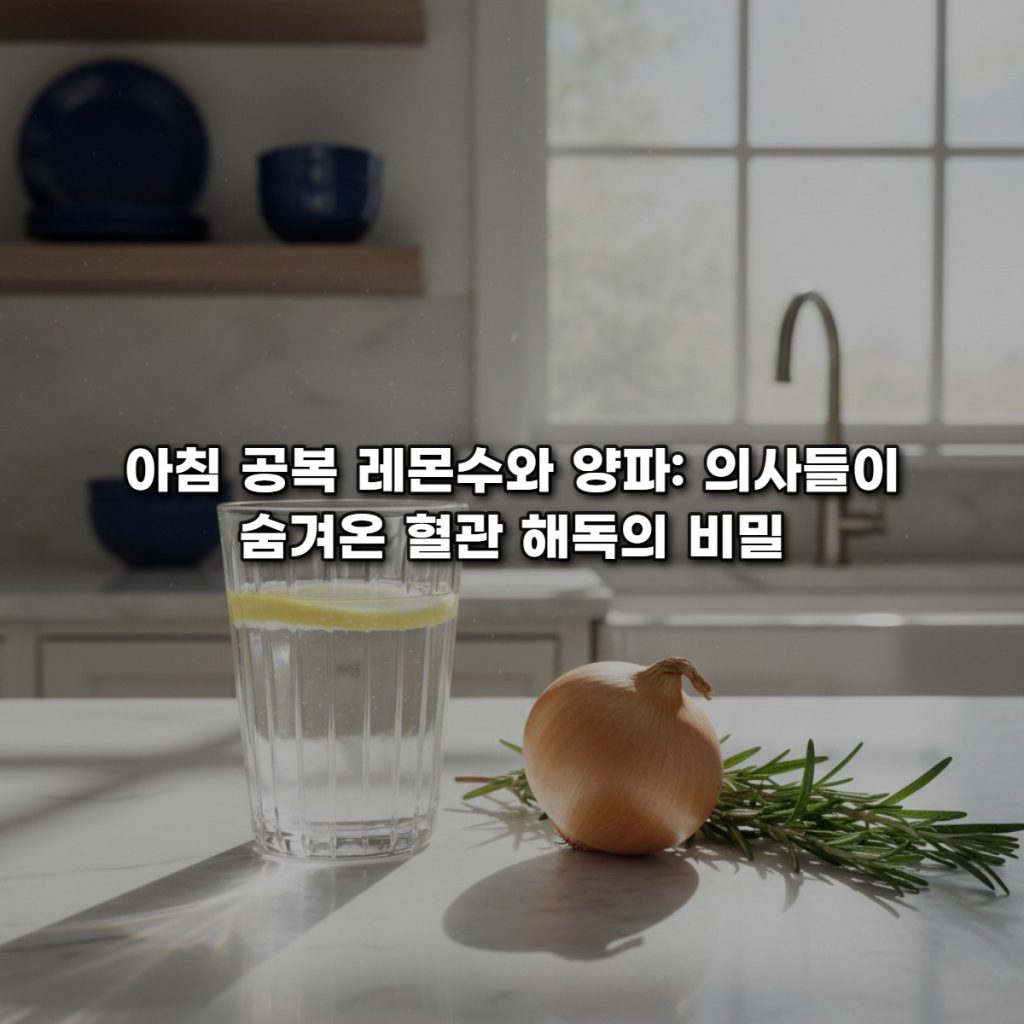 건강한 아침의 시작: 레몬수와 양파를 활용한 5가지 건강 습관