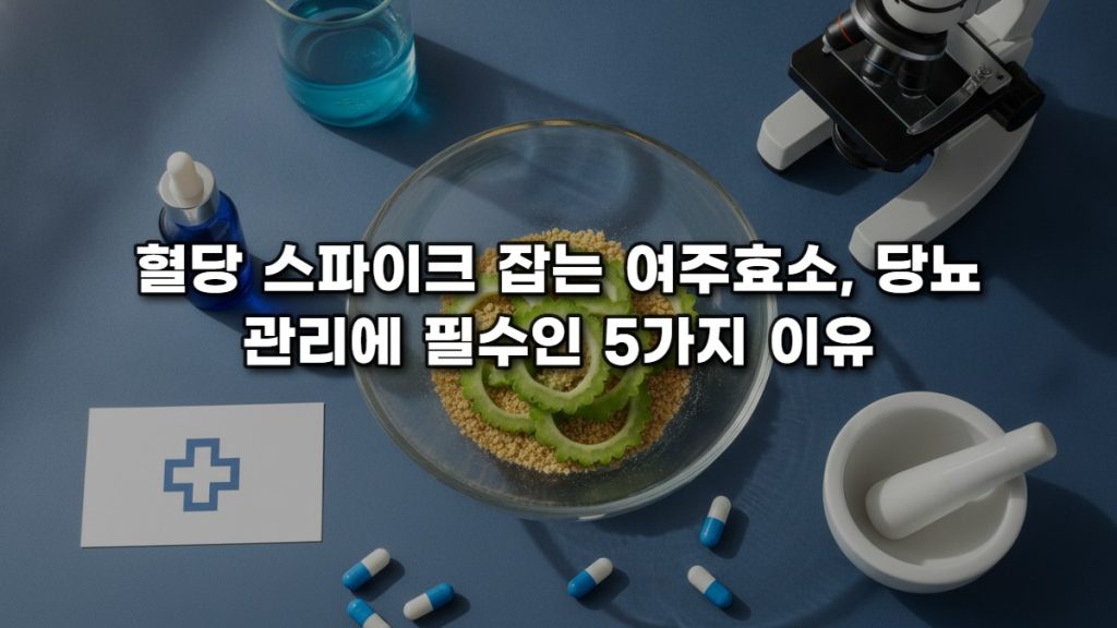 혈당 스파이크가 고민이라면? 여주효소가 당뇨 관리에 꼭 필요한 이유