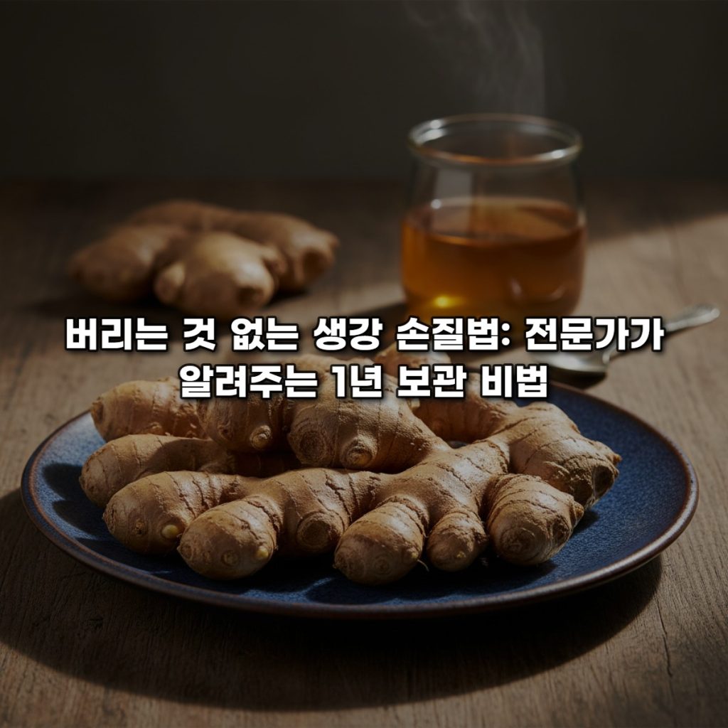 버리는 것 없는 생강 손질법: 전문가가 알려주는 1년 보관 비법
