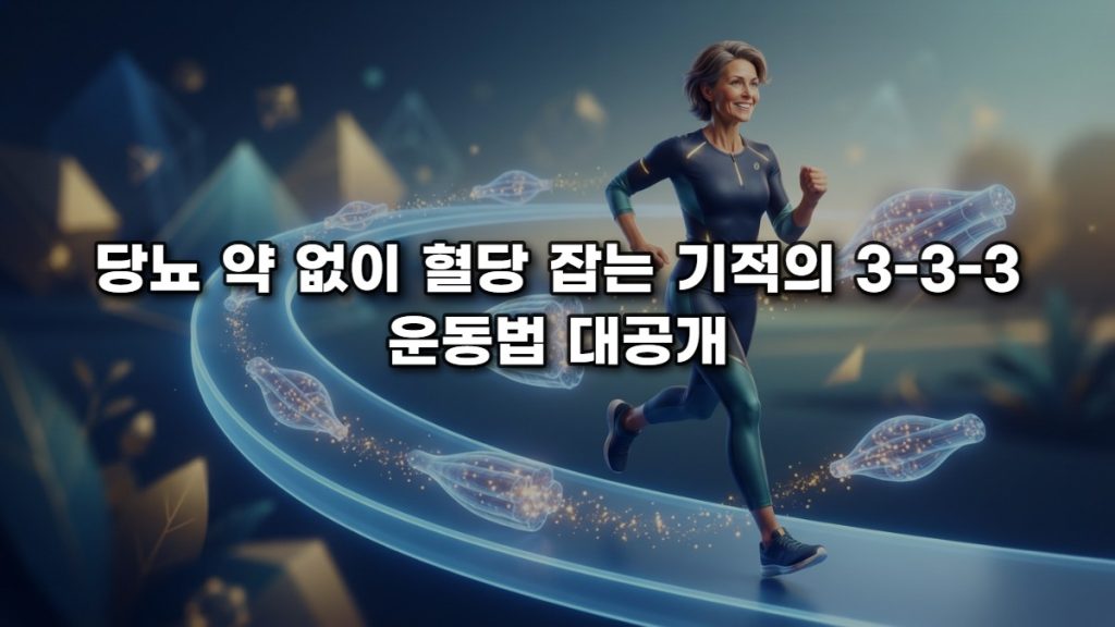 당뇨 약 없이 혈당 잡는 기적의 3-3-3 운동법 대공개