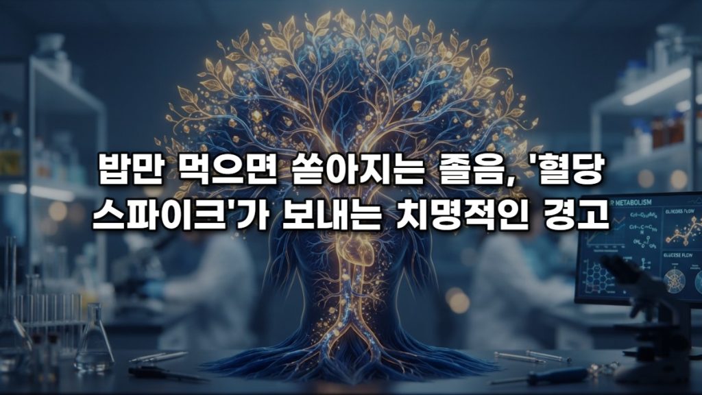 밥만 먹으면 쏟아지는 졸음, ‘혈당 스파이크’가 보내는 치명적인 경고