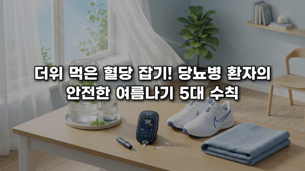 더위 먹은 혈당 잡기! 당뇨병 환자의 안전한 여름나기 5대 수칙