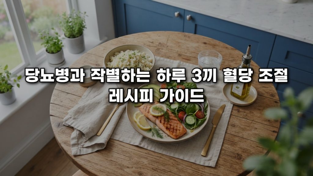 당뇨병과 작별하는 하루 3끼 혈당 조절 레시피 가이드