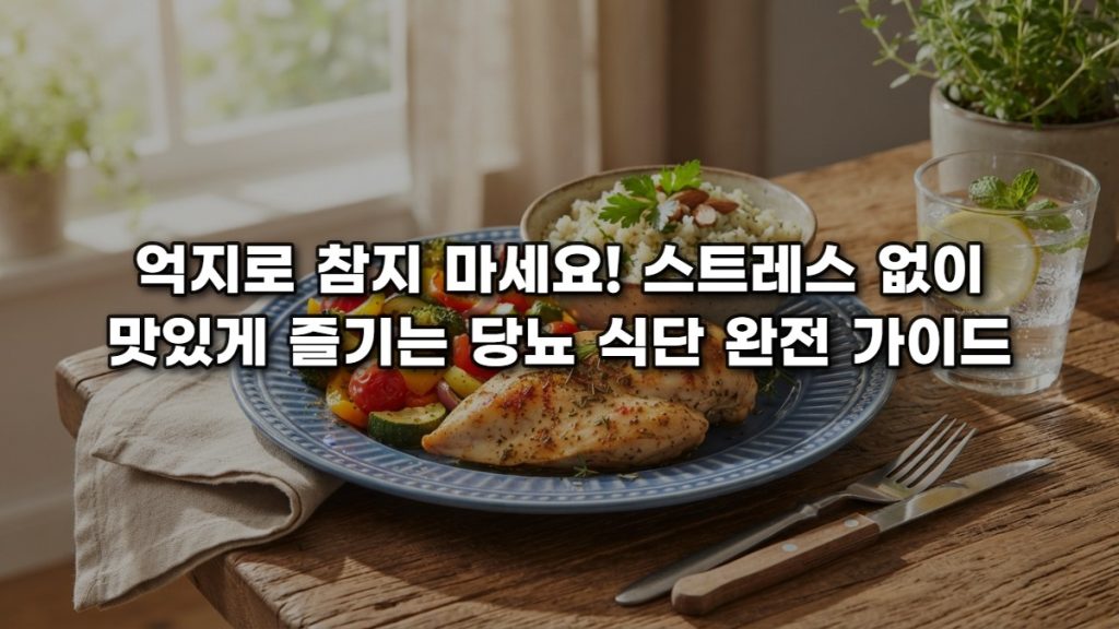 억지로 참지 마세요! 스트레스 없이 맛있게 즐기는 당뇨 식단 완전 가이드