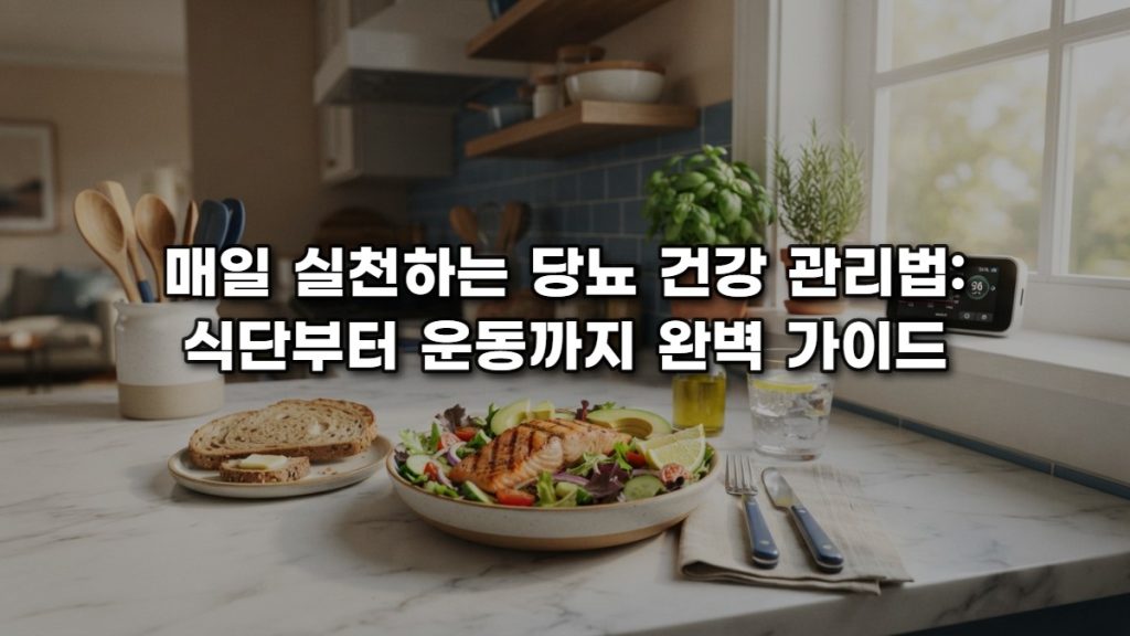 매일 실천하는 당뇨 건강 관리법: 식단부터 운동까지 완벽 가이드