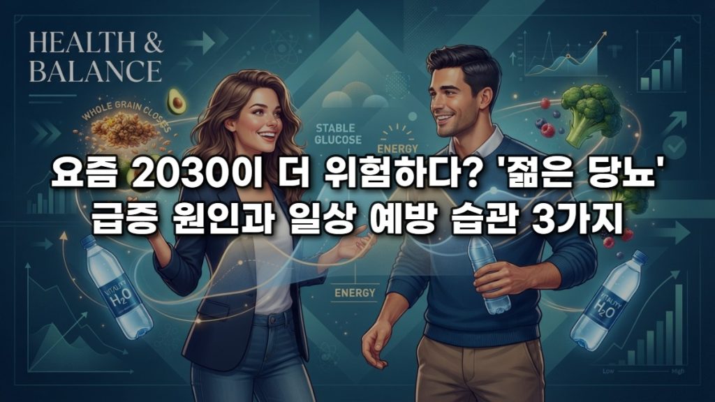 요즘 2030이 더 위험하다? ‘젊은 당뇨’ 급증 원인과 일상 예방 습관 3가지
