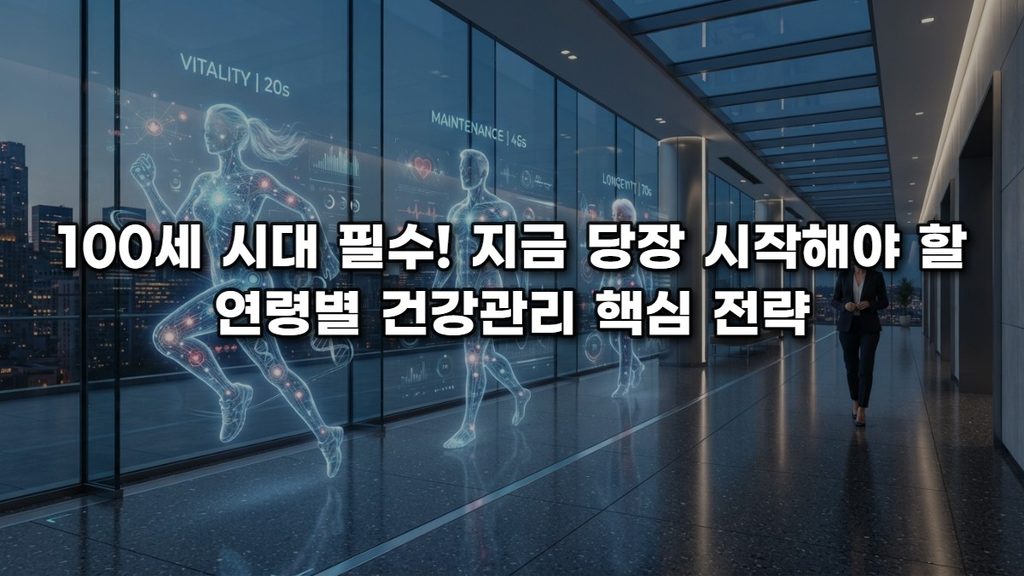 100세 시대 필수! 지금 당장 시작해야 할 연령별 건강관리 핵심 전략