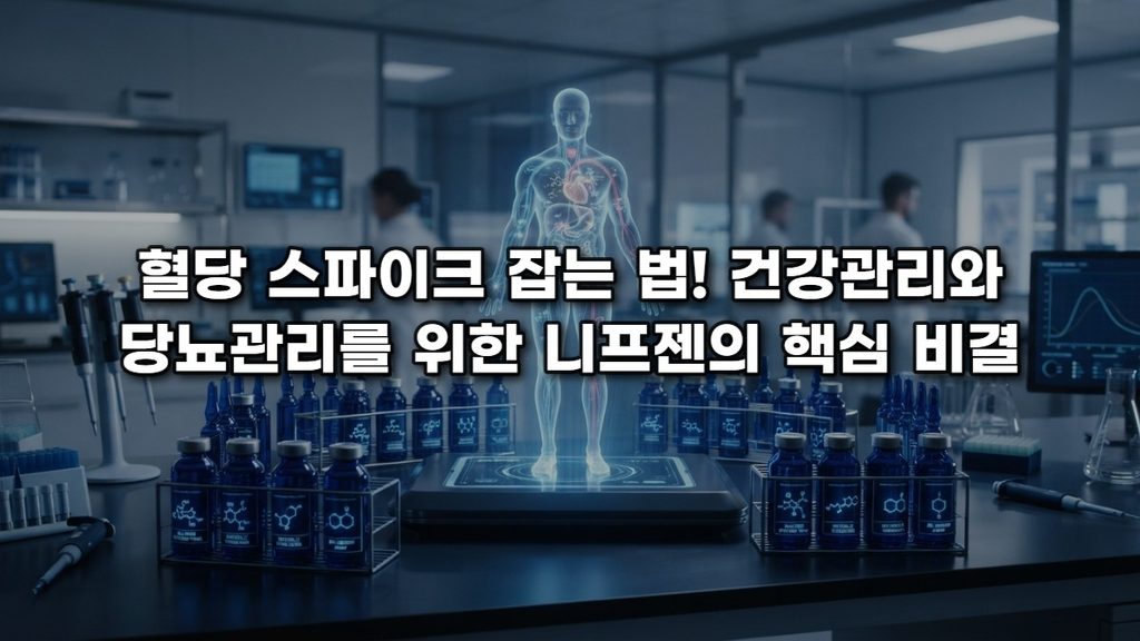 혈당 스파이크 잡는 법! 건강관리와 당뇨관리를 위한 니프젠의 핵심 비결