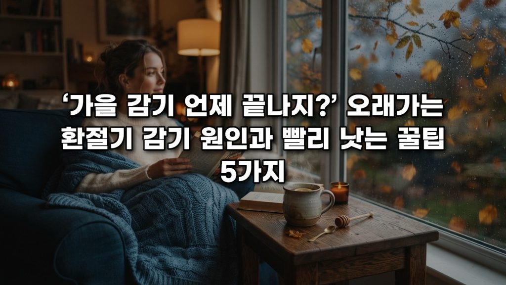 ‘가을 감기 언제 끝나지?’ 오래가는 환절기 감기 원인과 빨리 낫는 꿀팁 5가지